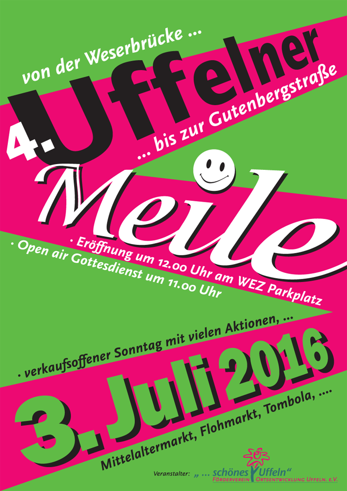 4. Uffelner Meile am 3. Juli 2016 in Vlotho-Uffeln